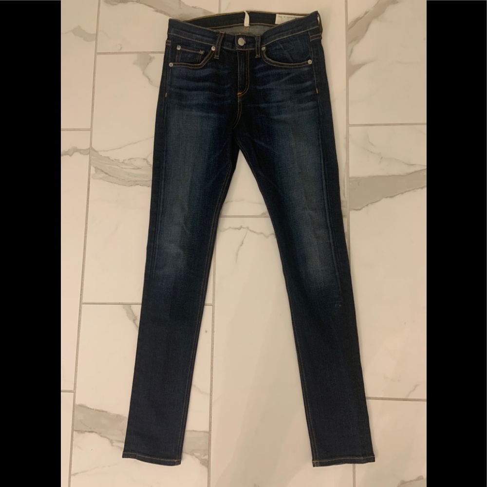 High rise skinny jean
